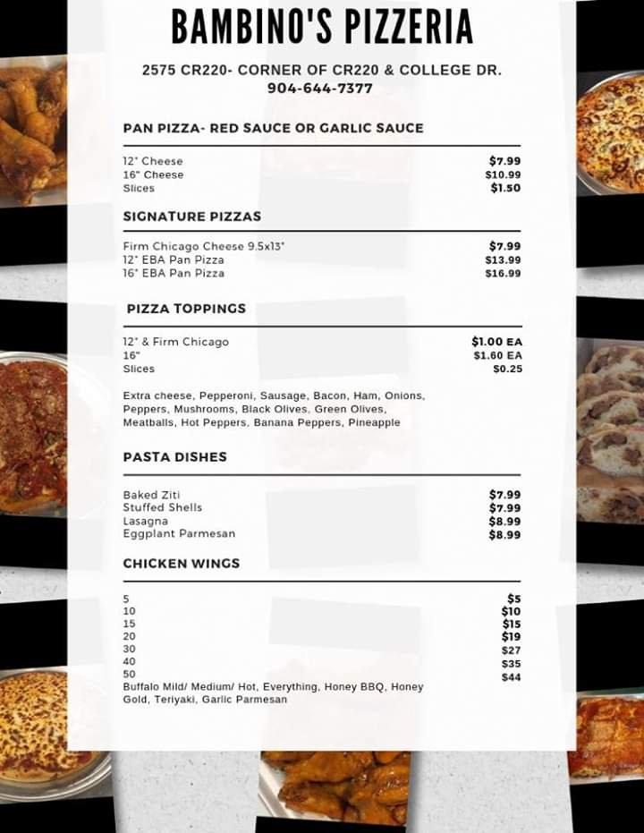 Bambino's Pizzeria And More